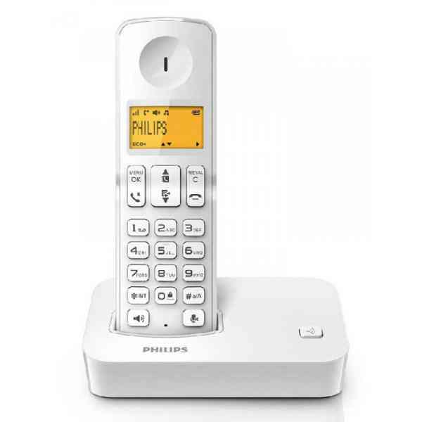 Telefono Philips D2001w Manos Libres Blanco